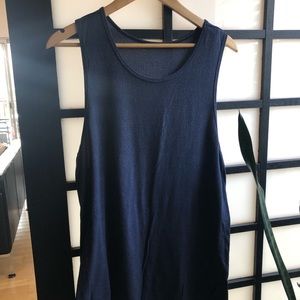 Lululemon Navy Blue Metal Vent Tank Top - Large